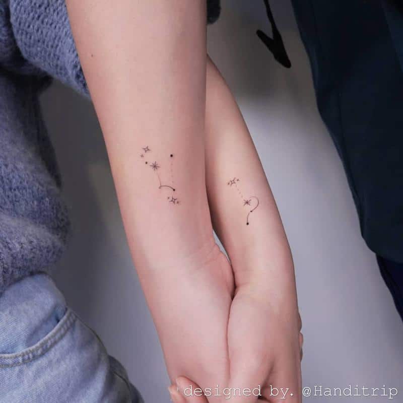 18 Cute Meaningful Matching Couple Tattoos to Express Love - TopOfStyle Blog-kimdongho.edu.vn