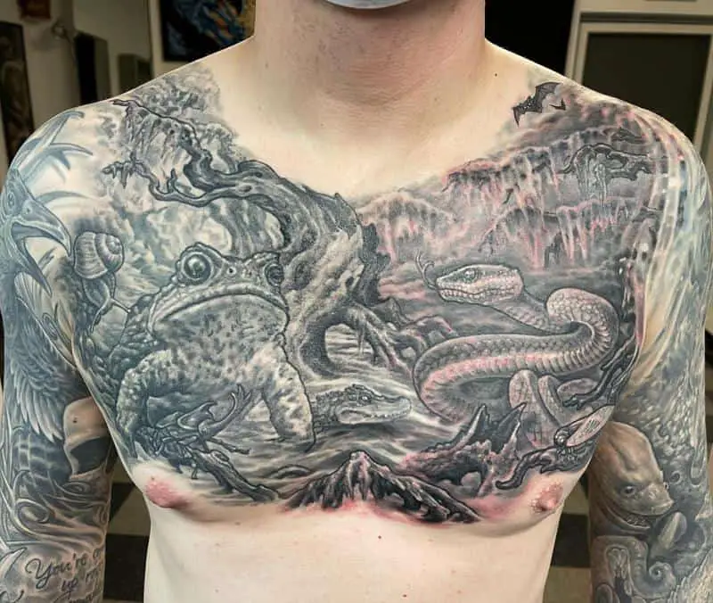Full chest tattoo 1