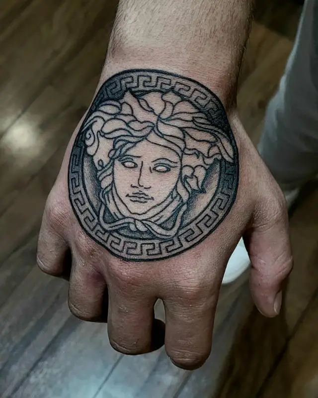 Medusa Versace Tattoo 3