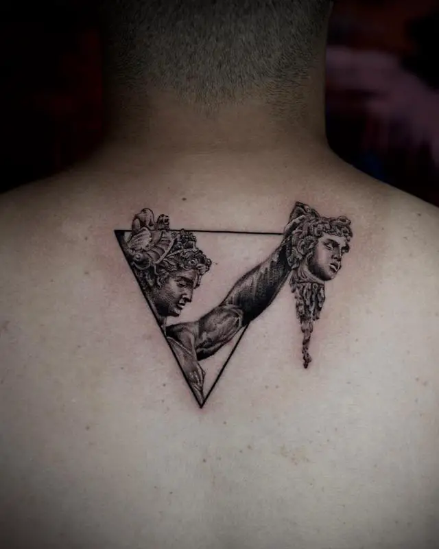 Perseus and Medusa Tattoo 3