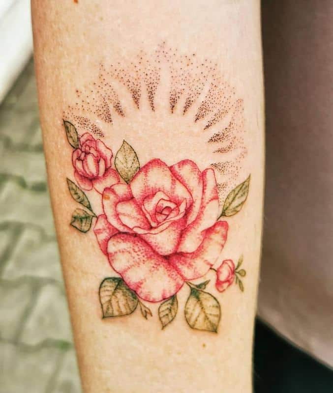 Red Rose Tattoo 7