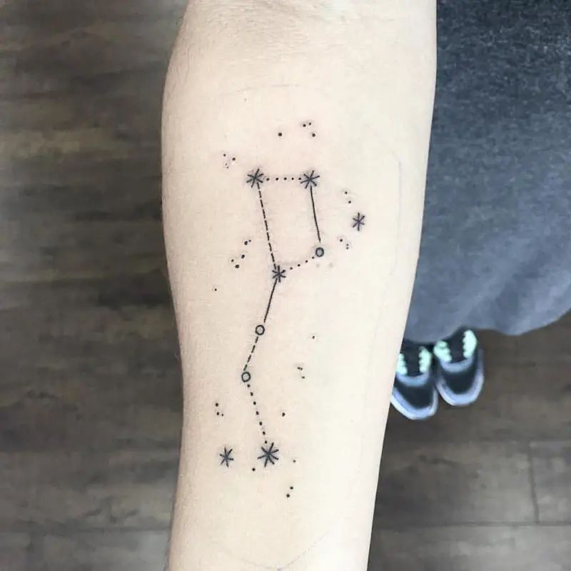 The Big Bear Constellation Tattoo 2