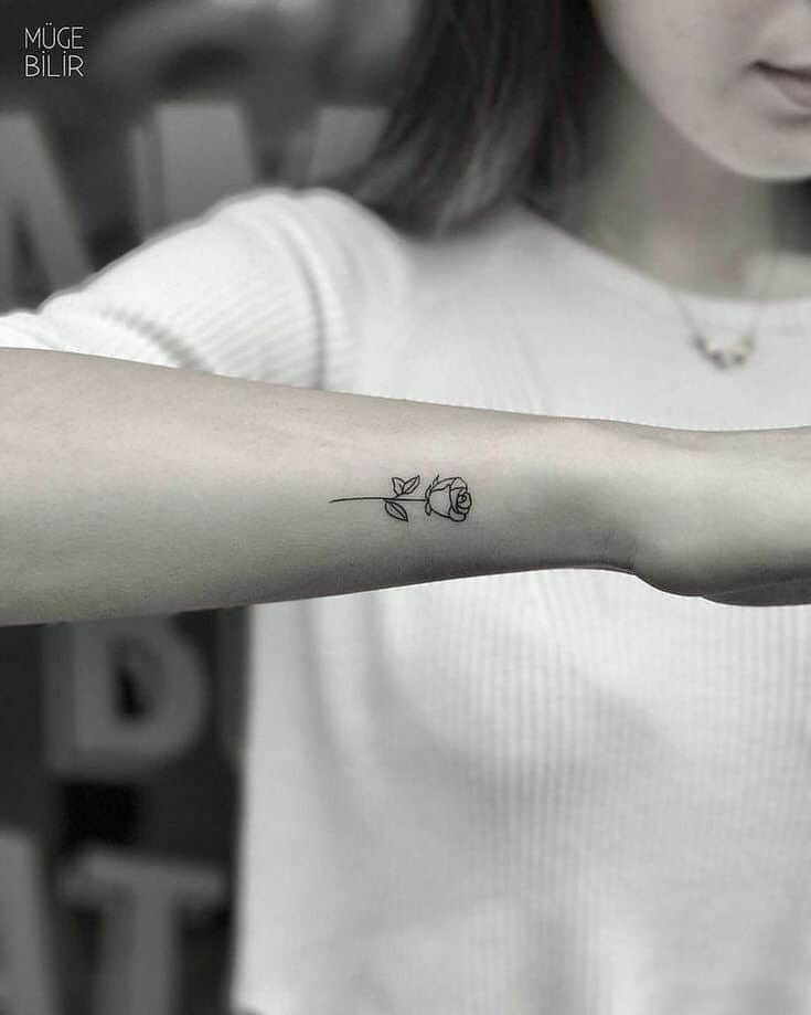 Wrist Rose Tattoo 3