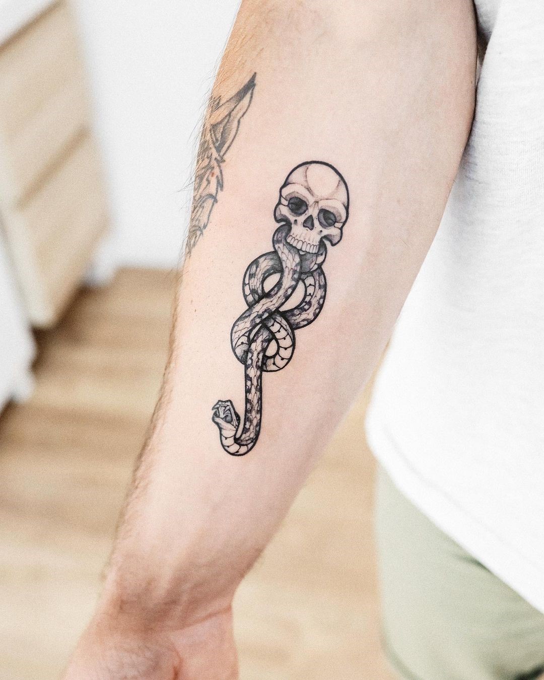 Death Eater Tattoo Small Ink 