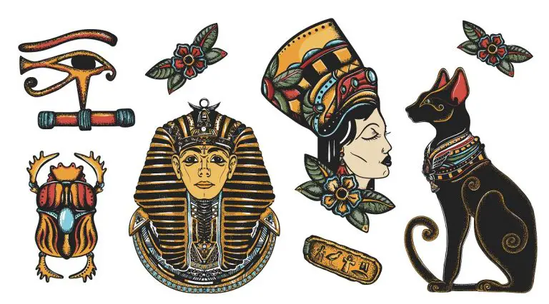 Egyptian Tattoos: 70+ Popular Motifs and Symbols With Meaning