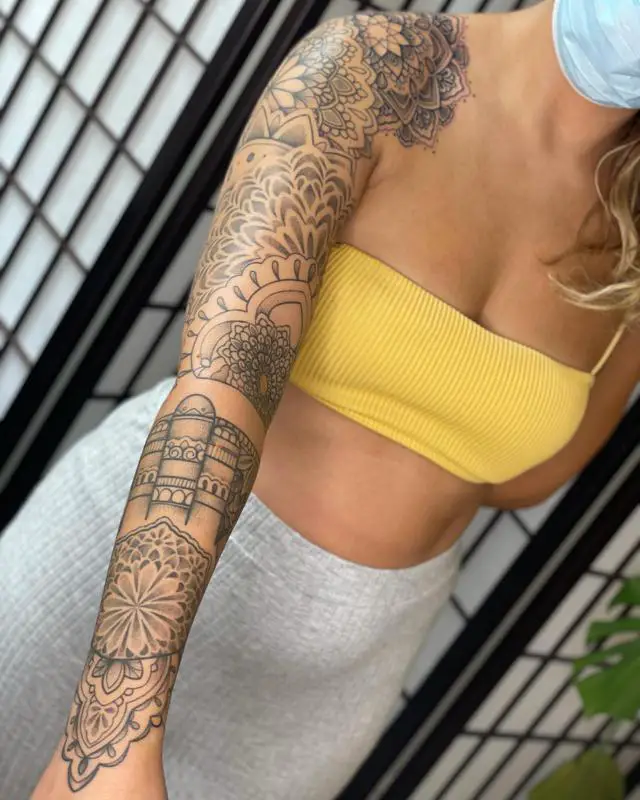 Girl Tattoo Sleeve 3