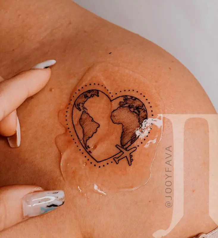 Heart tattoo For Girls 1