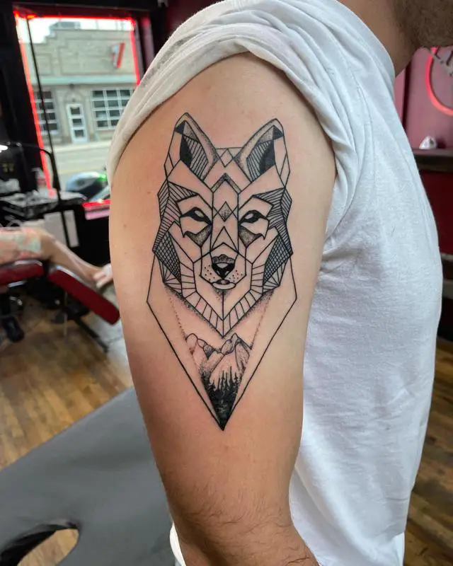 Wolf Tattoo That Show Courage and Bravery 3