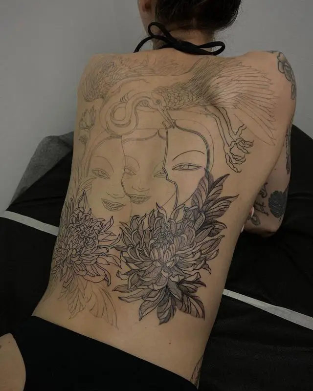 How to Prepare for Your Chrysanthemum Tattoo 1