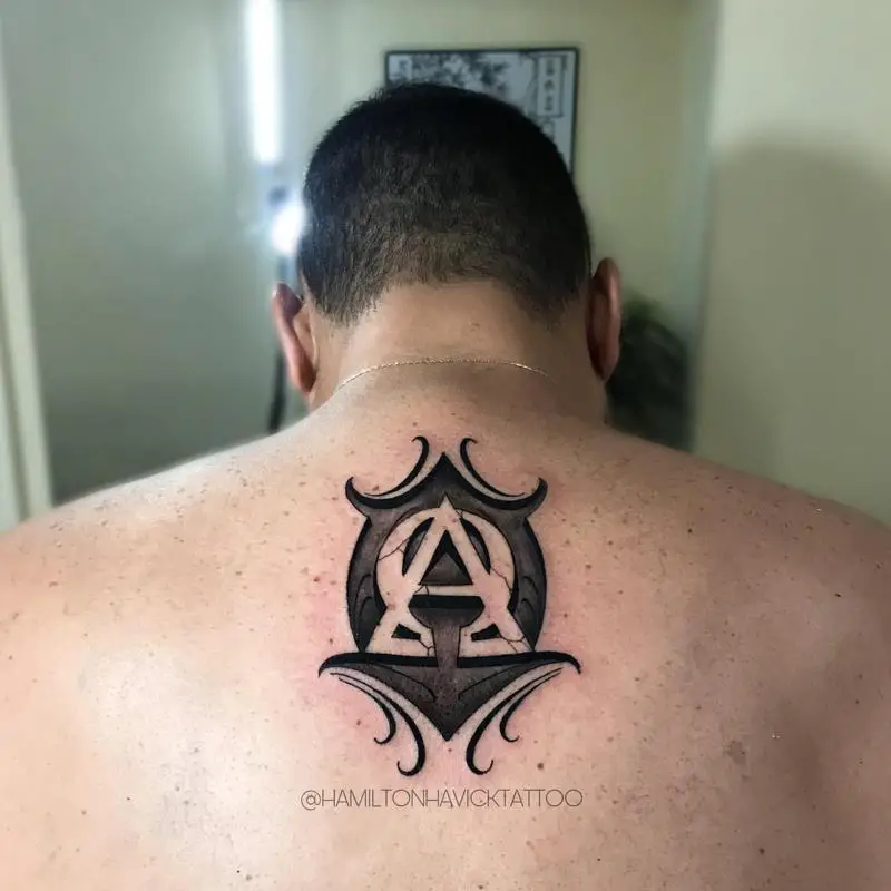 Alpha and Omega Tattoo Design 2