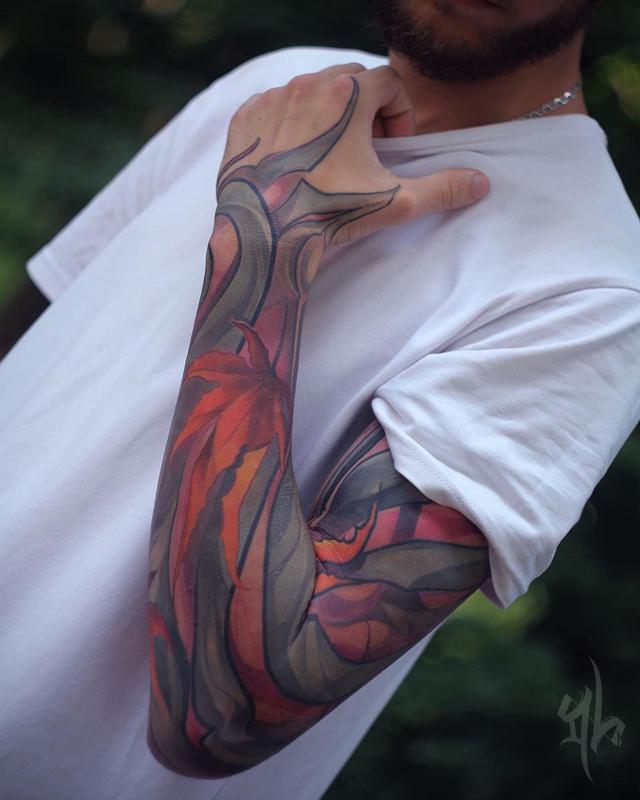 Biomechanical Tattoo Sleeve 1