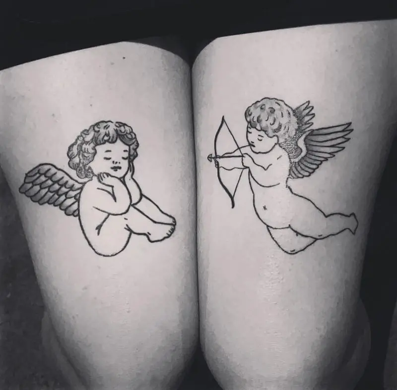 Cupid Angel Tattoo 1