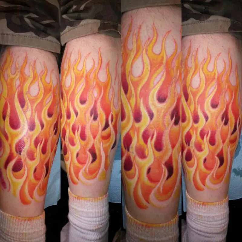 Flame Sleeve Tattoo 2
