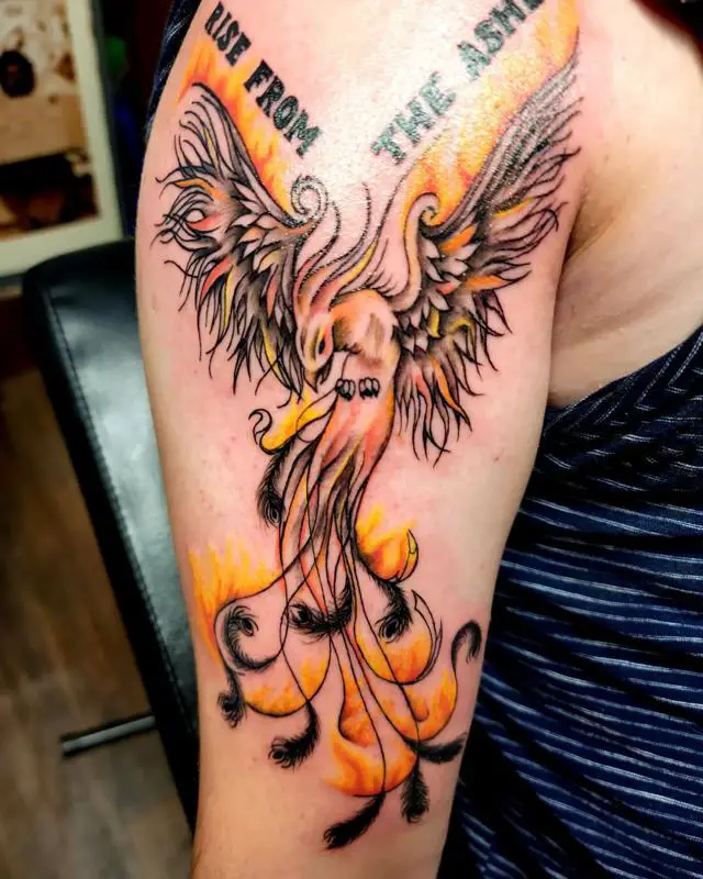 Phoenix Flame Tattoo 1
