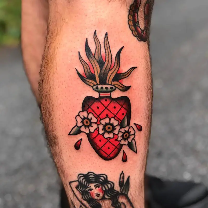 Sacred Heart Tattoo 2