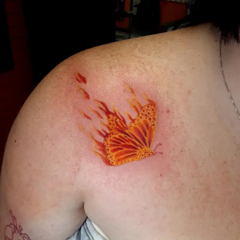 Should I Get My Flame Tattoo in Color or in Black and Grey 1
