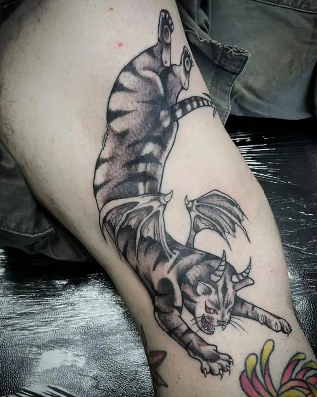 Side Knee Tattoo 1
