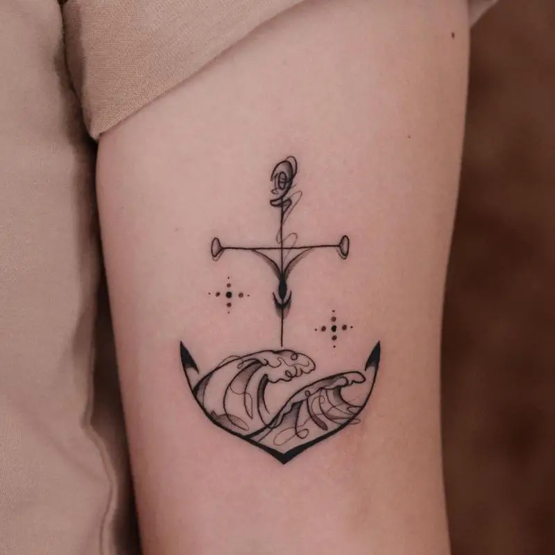 The Anchor Tattoo Design 4