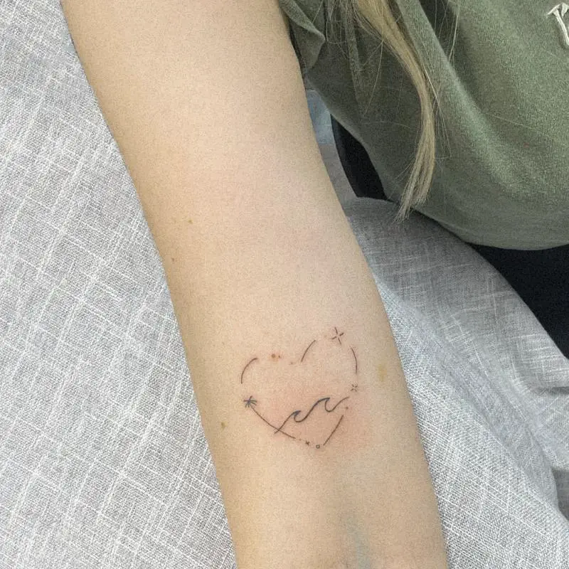 The Heart Tattoo Design 3