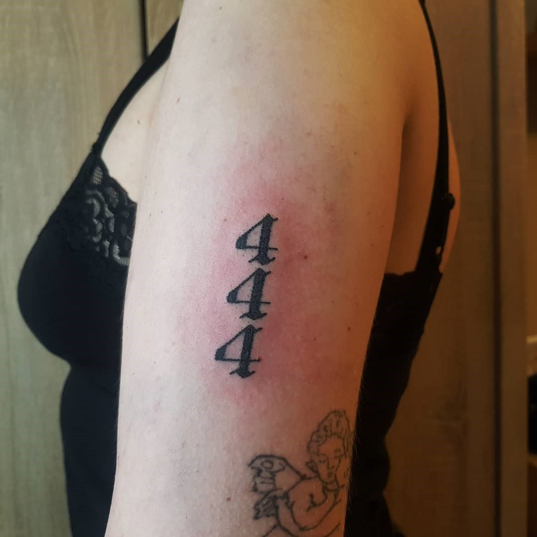 444 Tattoos On Vertical 1