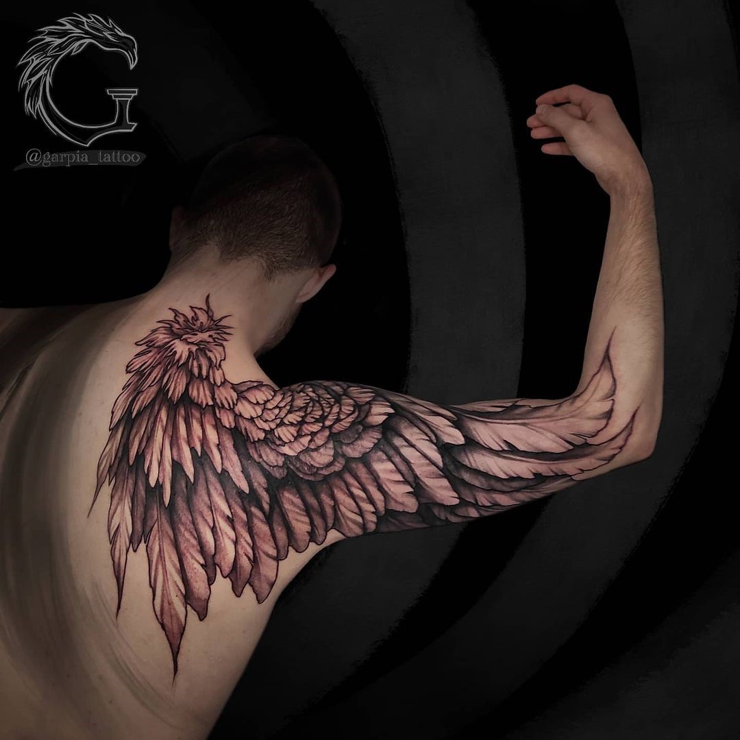 Tattoo Eagle Wings For Men