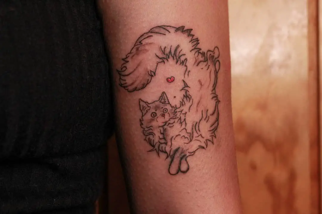 Cat Tattoo Ideas On Arm