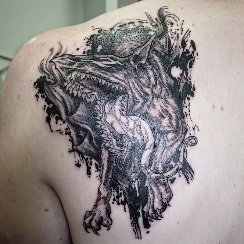 Beast of Darkness Tattoo 1