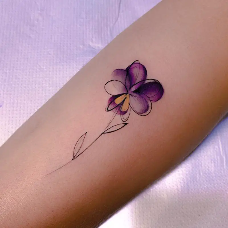 100 Pretty Birth Flower Tattoos And
