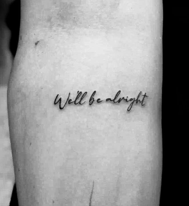 Inspirational Quote Tattoo 2
