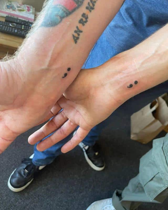 Semicolon Tattoo 3