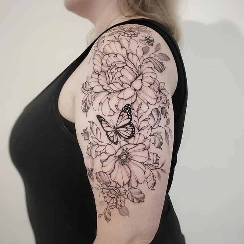 Monarch Butterfly Tattoo Design Ideas